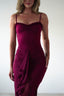 Clara - Ruched Satin Gown