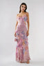 Flora - Ruffle Backless Maxi Dress